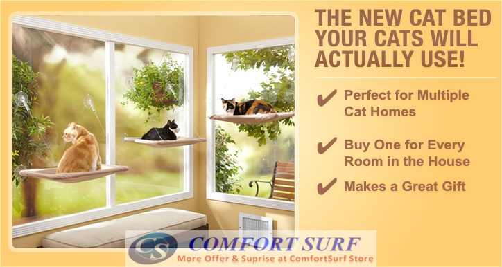 Window Mounted Cat Bed Sunny Seat