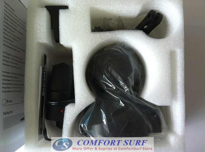 Bossan P2P Wireless / Wired CCTV IP Camera, Pan tilt 355 IR Night Vision / MicroSD / Remote Monitoring Via smartphone