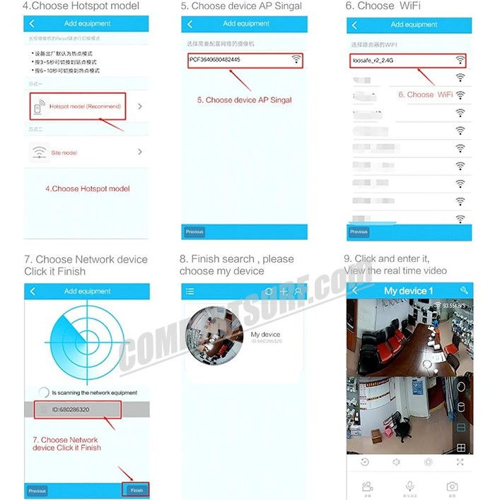 1.3MP 960P HD Panorama 360° Fisheye P2P Wifi Wireless IP CCTV Camera VR Cam IR Night Vision