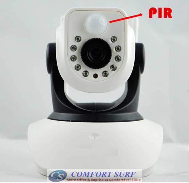 SecurEyes 1280*960P HD 1.3Mpixel P2P Wireless IP Camera With PIR Motion Sensor + IR Night Vision/MicroSD via Smartphone - Alarm Phone Calling + Support Motion Alarm Message