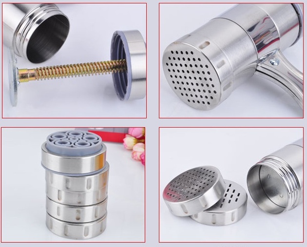 Stainless Steel Manual Noodle Press / Extract Juice Pressure Surface Machine