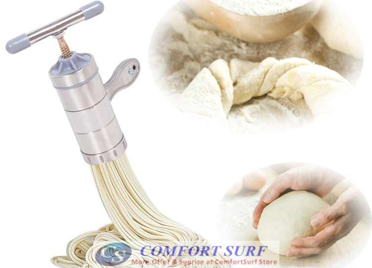 Stainless Steel Manual Noodle Press / Extract Juice Pressure Surface Machine