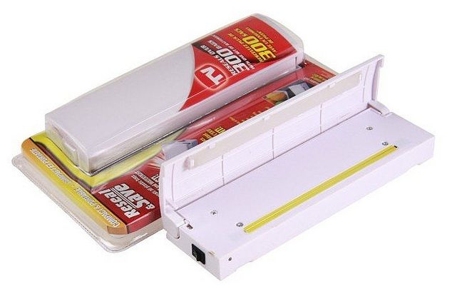 Reseal & Save Household Kitchen Plastic Bag Sealer