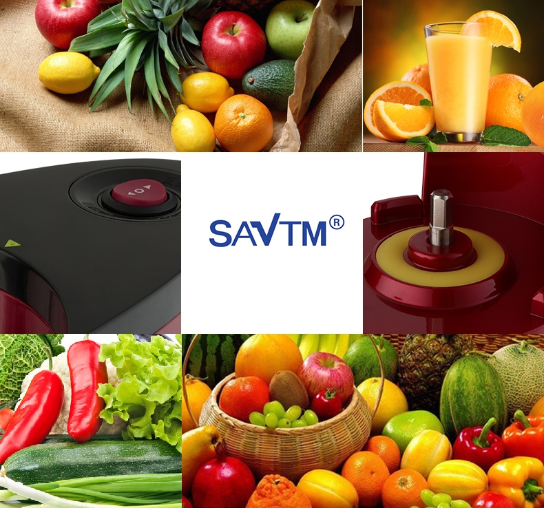 SAVTM JE-07 Slow Juicer 100% Fresh Fruit Juice Extraction Blender Maker