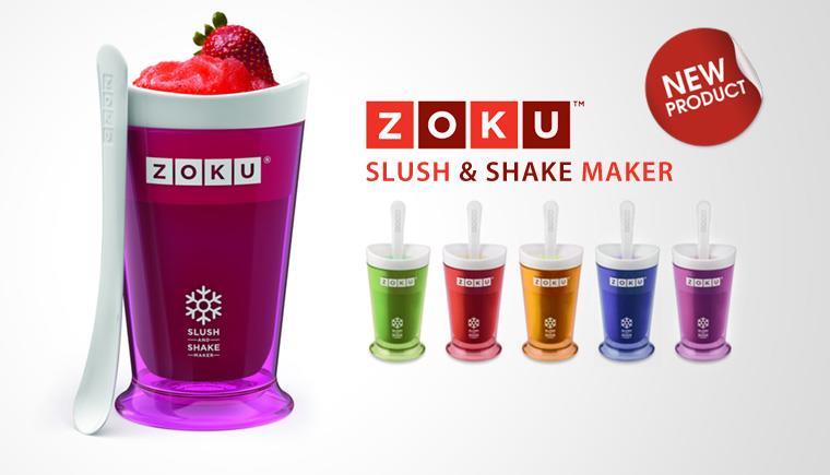 Zuko Coloful Summer Instant Freeze Slush & Shake Smoothies Ice-Cream Milkshake Maker