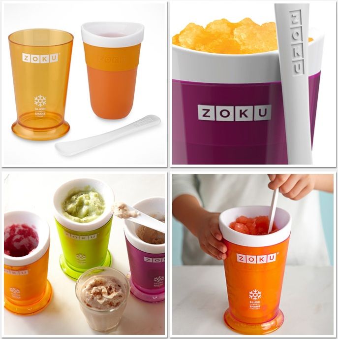 Zuko Coloful Summer Instant Freeze Slush & Shake Smoothies Ice-Cream Milkshake Maker