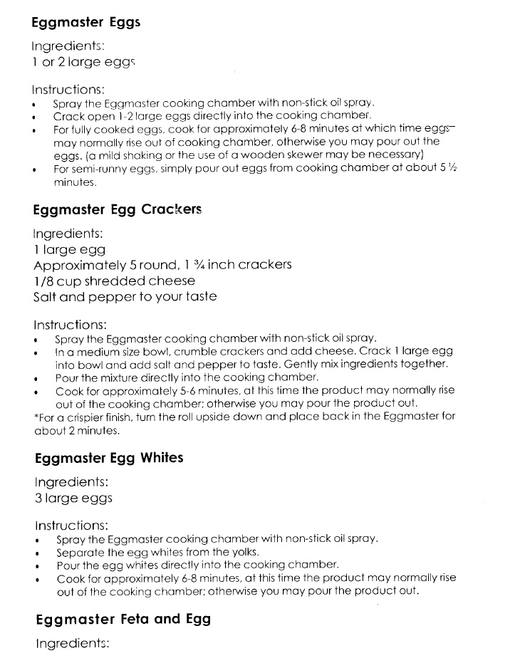 Rollie Egg Master Recipes