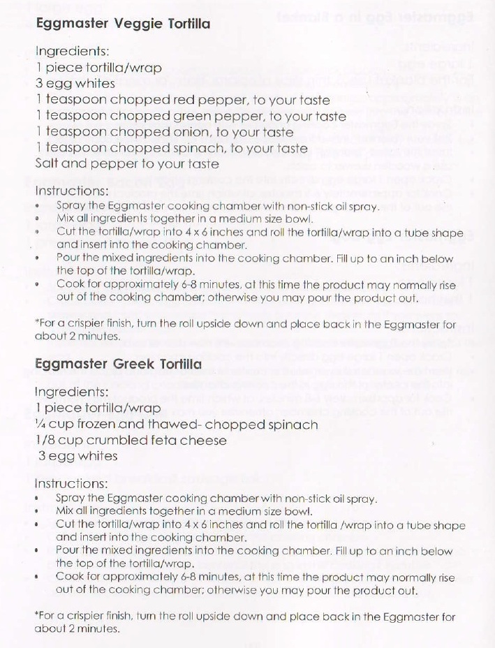 Rollie Egg Master Recipes