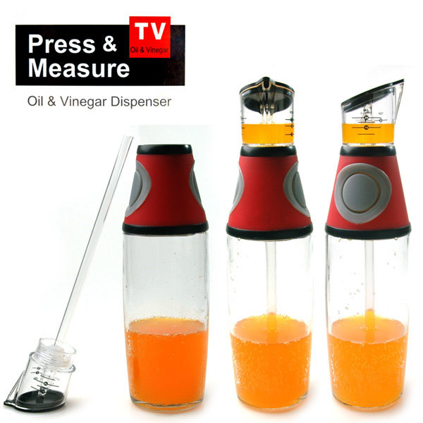 Press & Measure Oil & Vinegar Dispenser