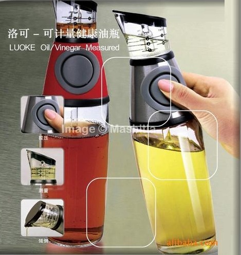 Press & Measure Oil & Vinegar Dispenser