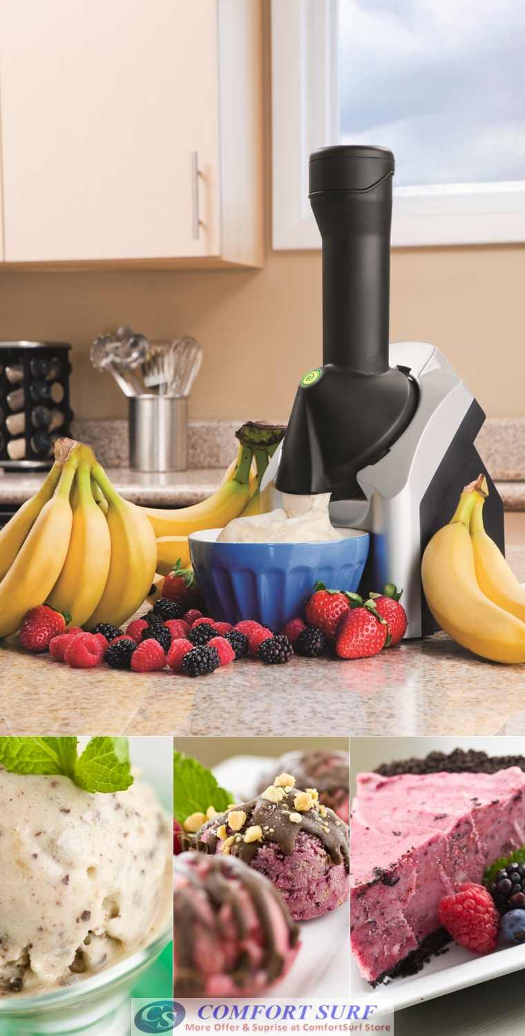 Frozen Fruit, Ice Cream Dessert Maker Machine