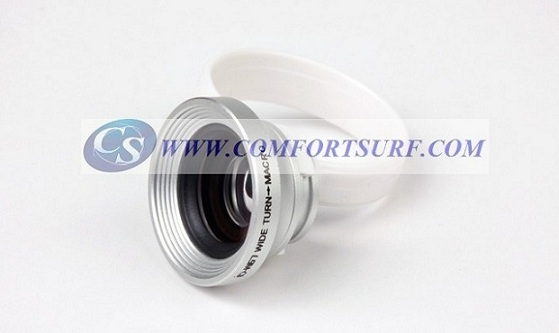 Detachable Clip Wide & Macro Lens for Mobile Phone