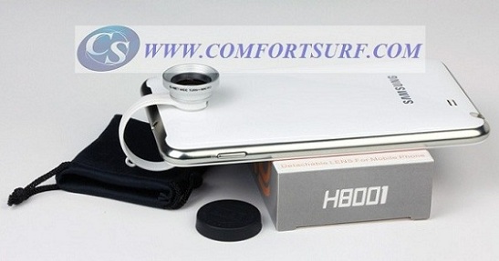 Detachable Clip Wide & Macro Lens for Mobile Phone