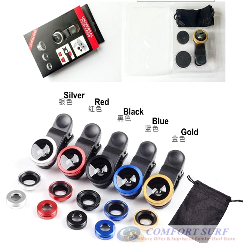 Portable Clip-on Universal Lens for Mobile Phone & Camera