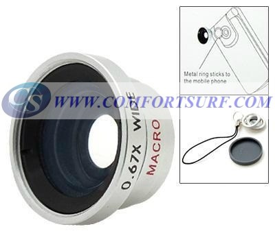 Wide/Macro Lens-Magnet Mount Conversion Lens for Mobile Phone & Digital Cameras