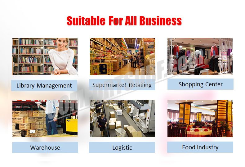 CHITENG Wireless Laser Barcode Scanner High Speed Scan