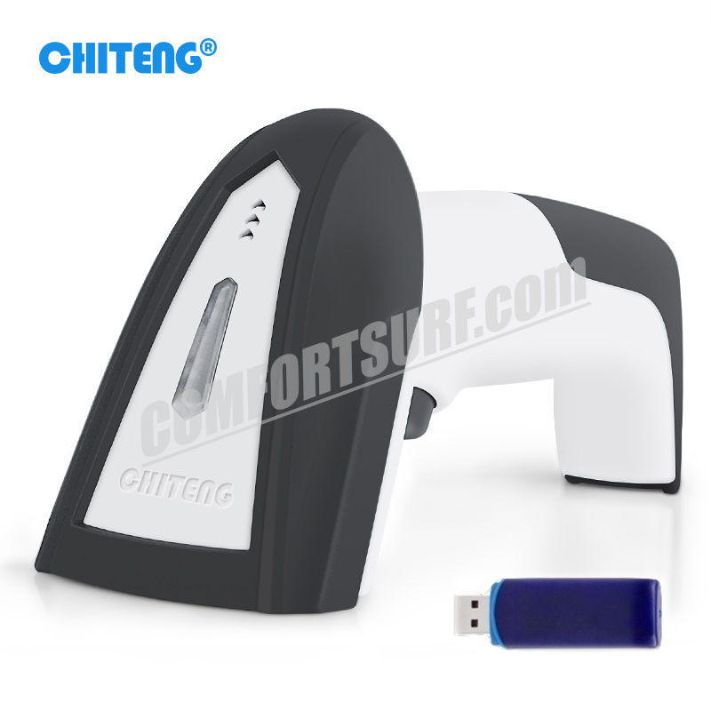 CHITENG Wireless Laser Barcode Scanner High Speed Scan
