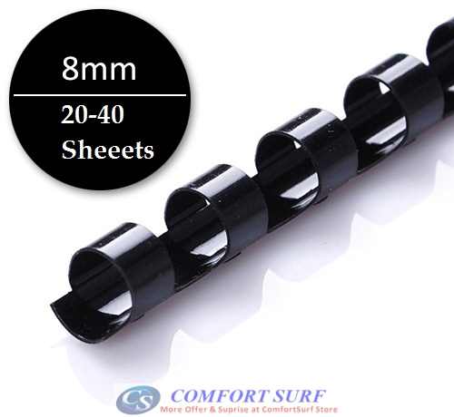 SOONYE Office / School / Home Comb Binder Binding Spine