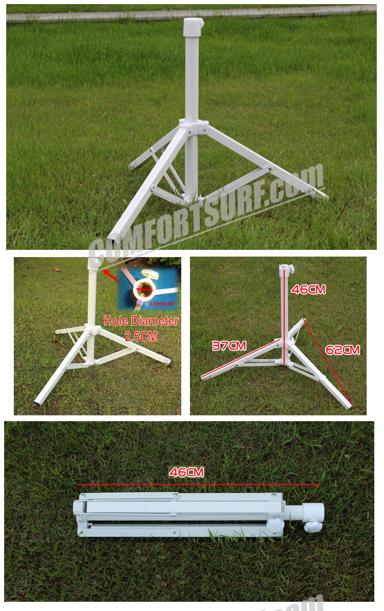CP017 Metal Steel Adjustable Portable Fishing Sunshade Ground Stand Beach Yard Outdoor Patio Umbrella Stand Base Holder