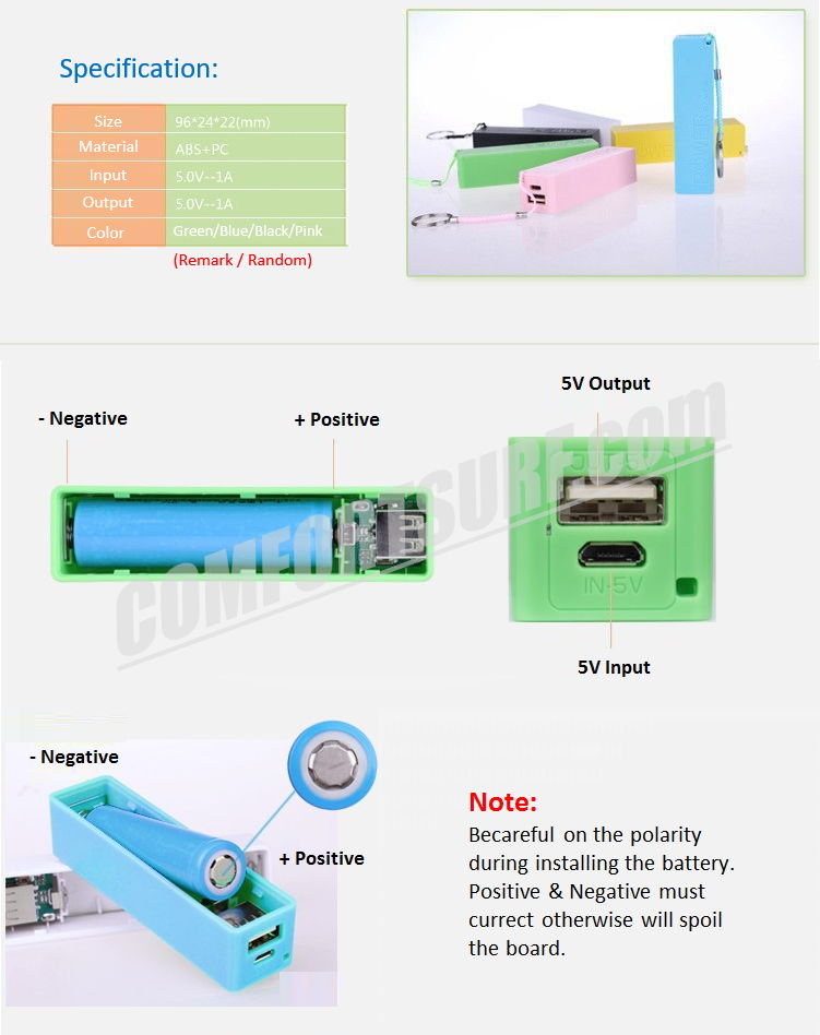 Stick Power Bank 26000mAH