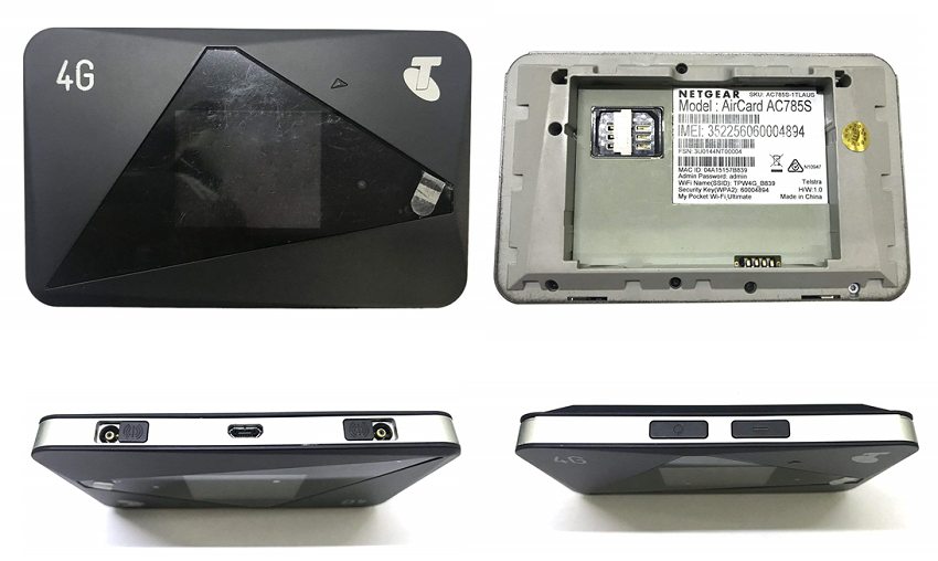 Netgear AirCard 785S AC785s Telstra  4G My Pocket Wi-Fi Ultimate 4G LTE Cat4 (Rel. 9) Mobile Hotspot WiFi Mobile Broadband Hotspot with Super Fast 150Mbps 4G LTE Portable Car WiFi