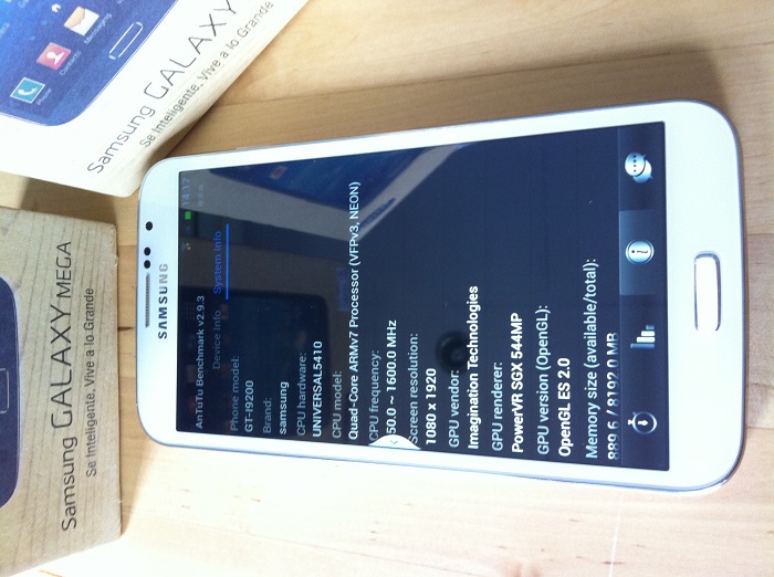 Galaxy Mega MTK6589 QuadCore 13.0 Mpixel 6.0 inch Android 4.2