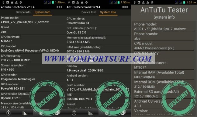 Star S7100 MTK6577 DUal Core Note II 1GB Ram 5.5