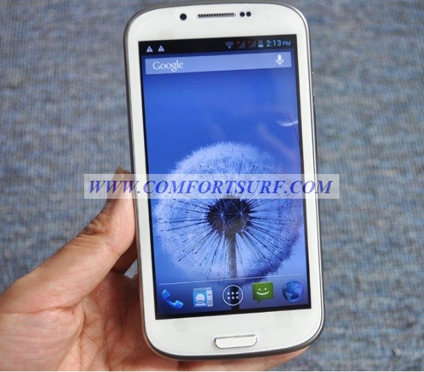 Star S9300
MTK6577 Galaxy S3 15GHz Dual Core Smart Phone
Android 4.1.1 Jelly Bean