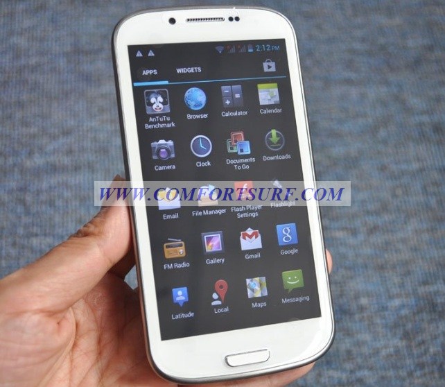 Star S9300
MTK6577 Galaxy S3 15GHz Dual Core Smart Phone
Android 4.1.1 Jelly Bean