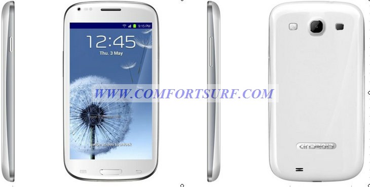 Star S9300
MTK6577 Galaxy S3 15GHz Dual Core Smart Phone
Android 4.1.1 Jelly Bean