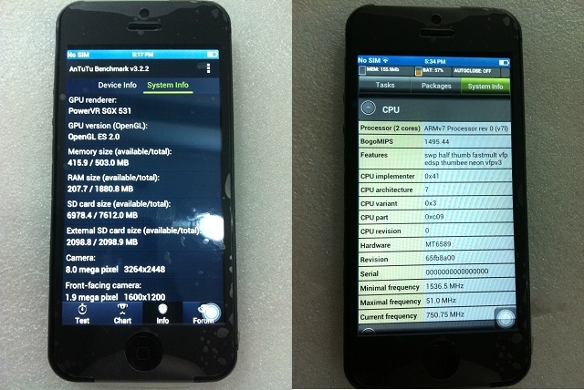 Star S7589 MTK6589 QuadCore 12.0 Mpixel 5.8 Android 4.2
