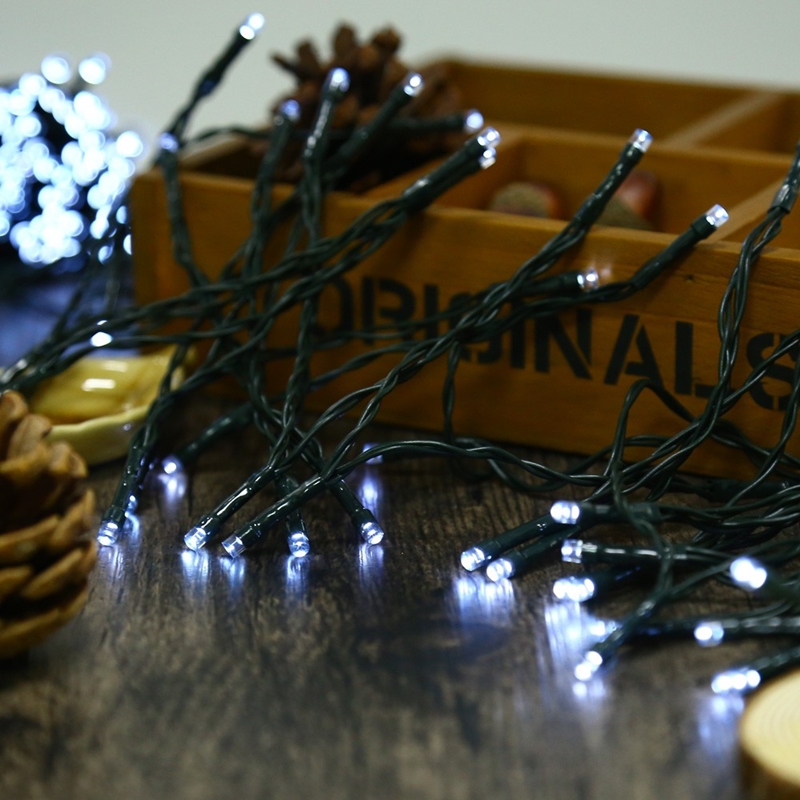 MaxSolar SL012 Solar Powered LED String Light Long 22 Meter 200x LEDs Hari Raya / Christmas Festival String Light Wedding Party Xmas Garden Fairy Lights