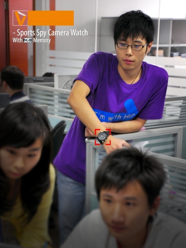 Spy Watch 8GB High Definition SPY Video Hidden Camera Watch