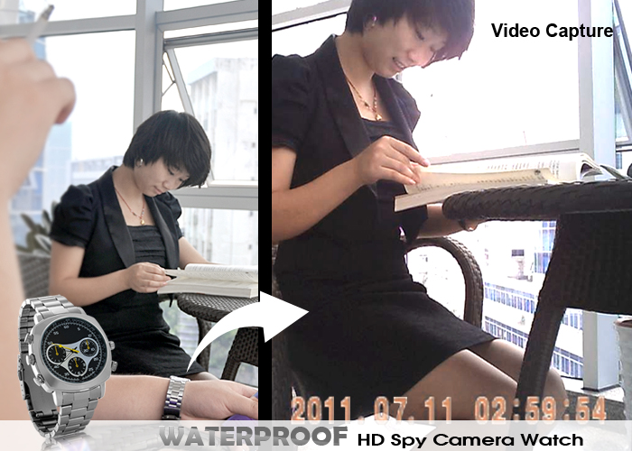 Spy Watch 4GB HD 720p Waterproof Black SDV_026_Watch