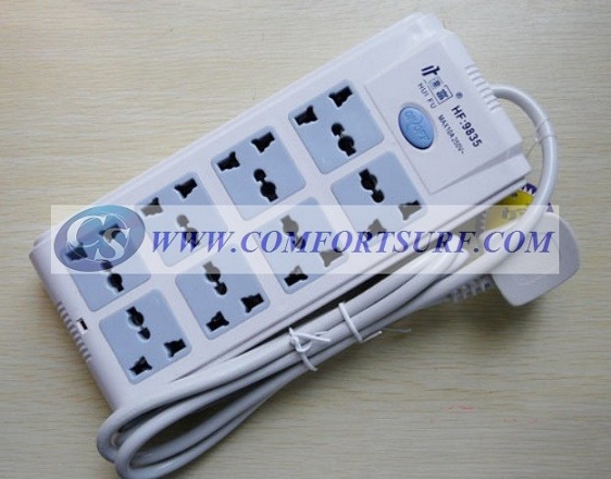 8 in 1 Power Extension Plug Socket with Hidden Quadband GSM Listening Spy Device