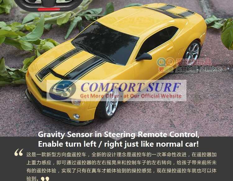 NEW 4 CHANNEL Gravity Sensor Steering Design Speed RC IR remote control Car Toy With Light