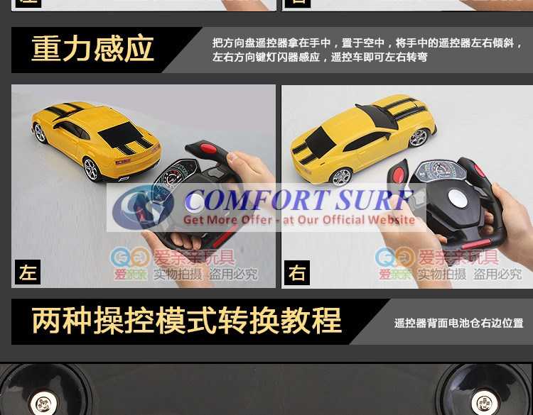 NEW 4 CHANNEL Gravity Sensor Steering Design Speed RC IR remote control Car Toy With Light