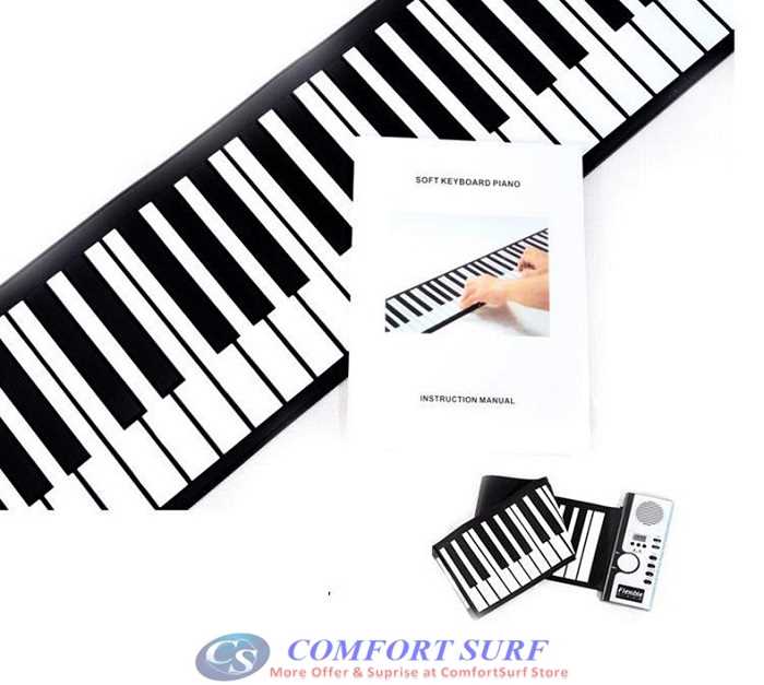 Quality Roll Up Piano Flexible Portable Electronic Soft Piano Keyboard 49 / 61 key