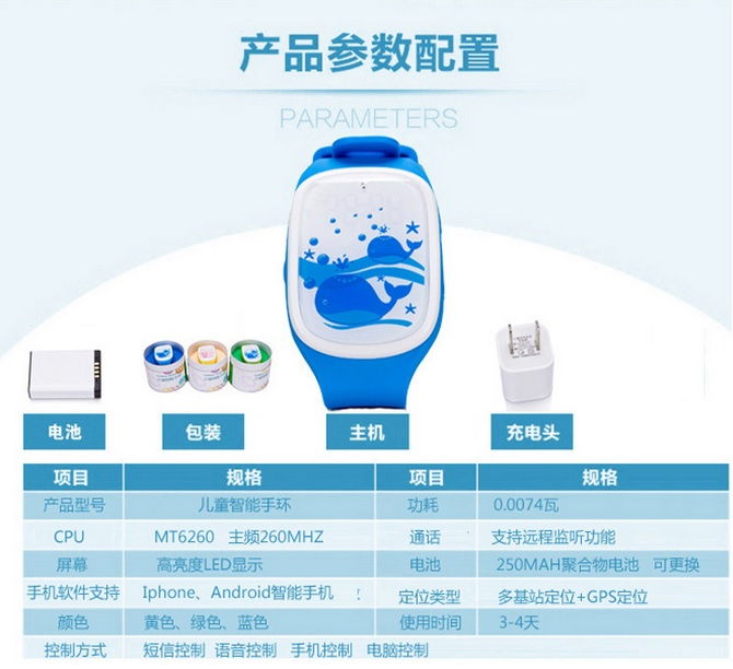 Gps Tracking Anti-lost Children SmartBand gps Locator Watch Children Personal Positioning