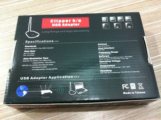 Diamond BDU-206G high power wifi adapter crack wep wpa