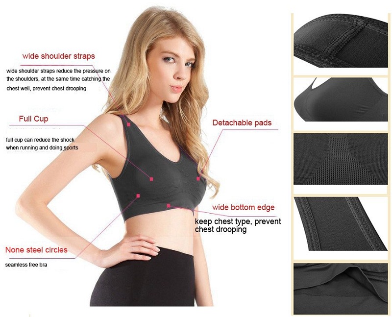 Seamless Genie Bra Double Layers with Removable Pads