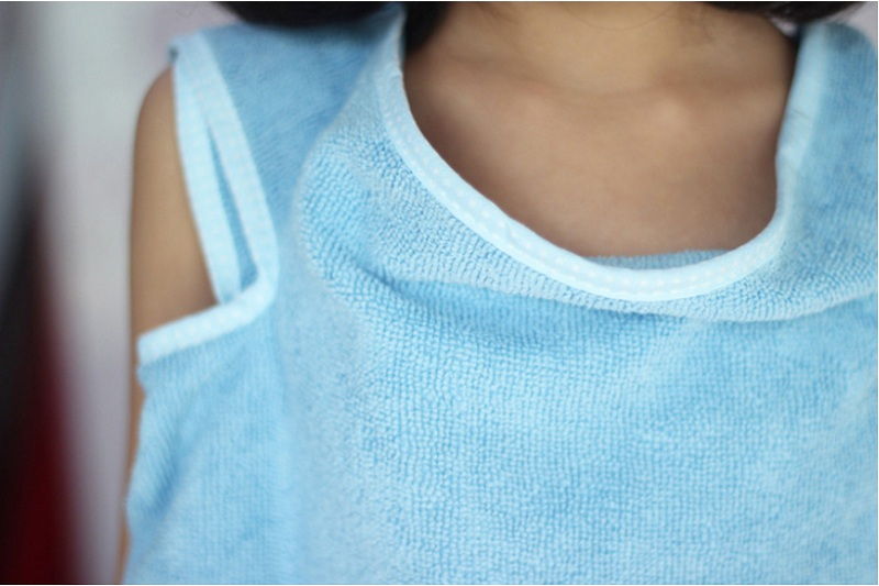 Magic Wearable Micro Fiber Hanger Bath Towel Children