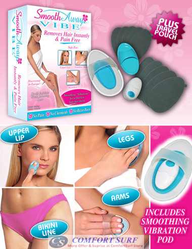 Smooth Away Vibe Electric - Removes Hair Instantly & Pain Free