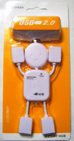 4 Port Hi-Speed USB 2.0 Hub Man