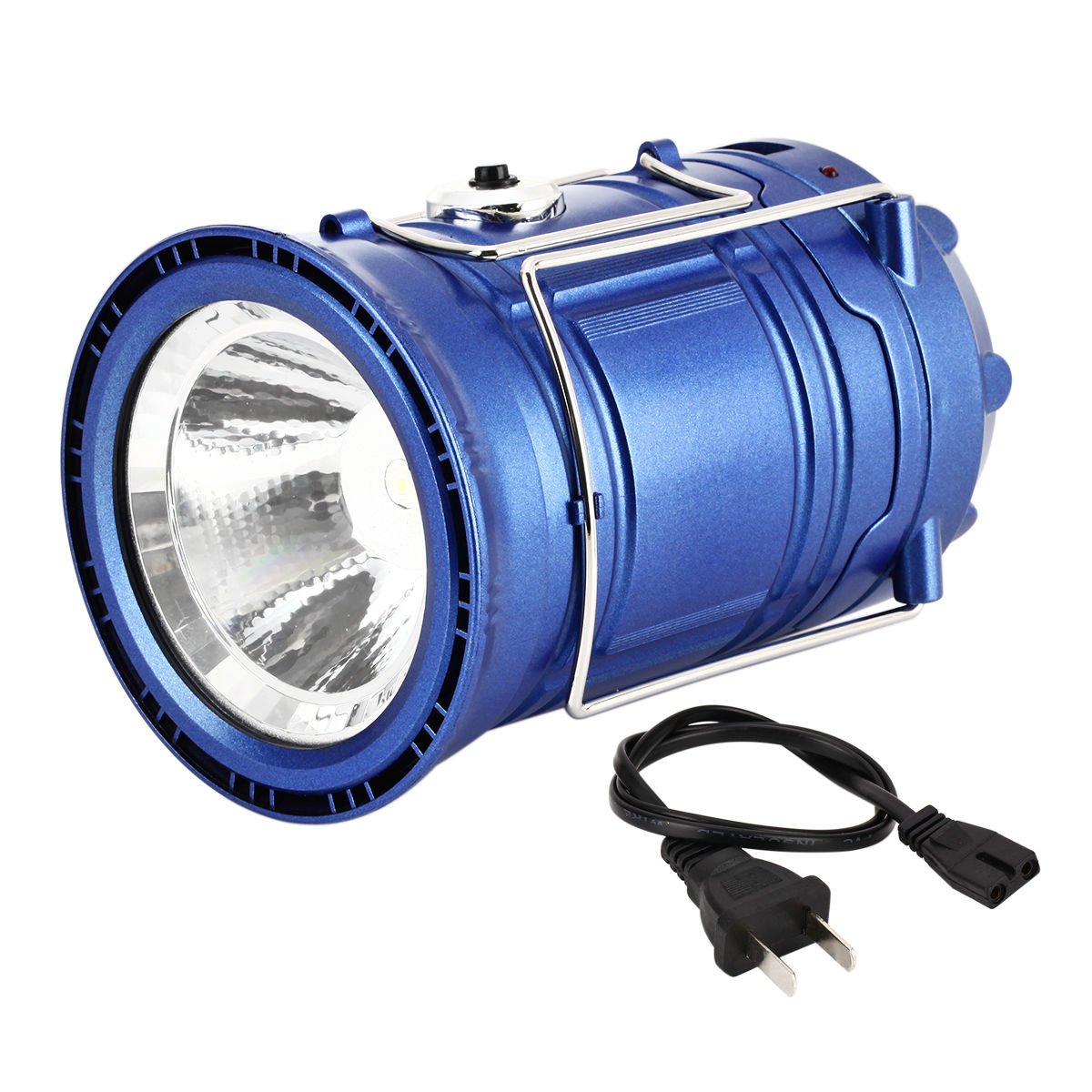 All in 1 Solar 6 LED Rechargeable Outdoor Camping Hiking Emergency Folding Lantern Tent Light Lamp