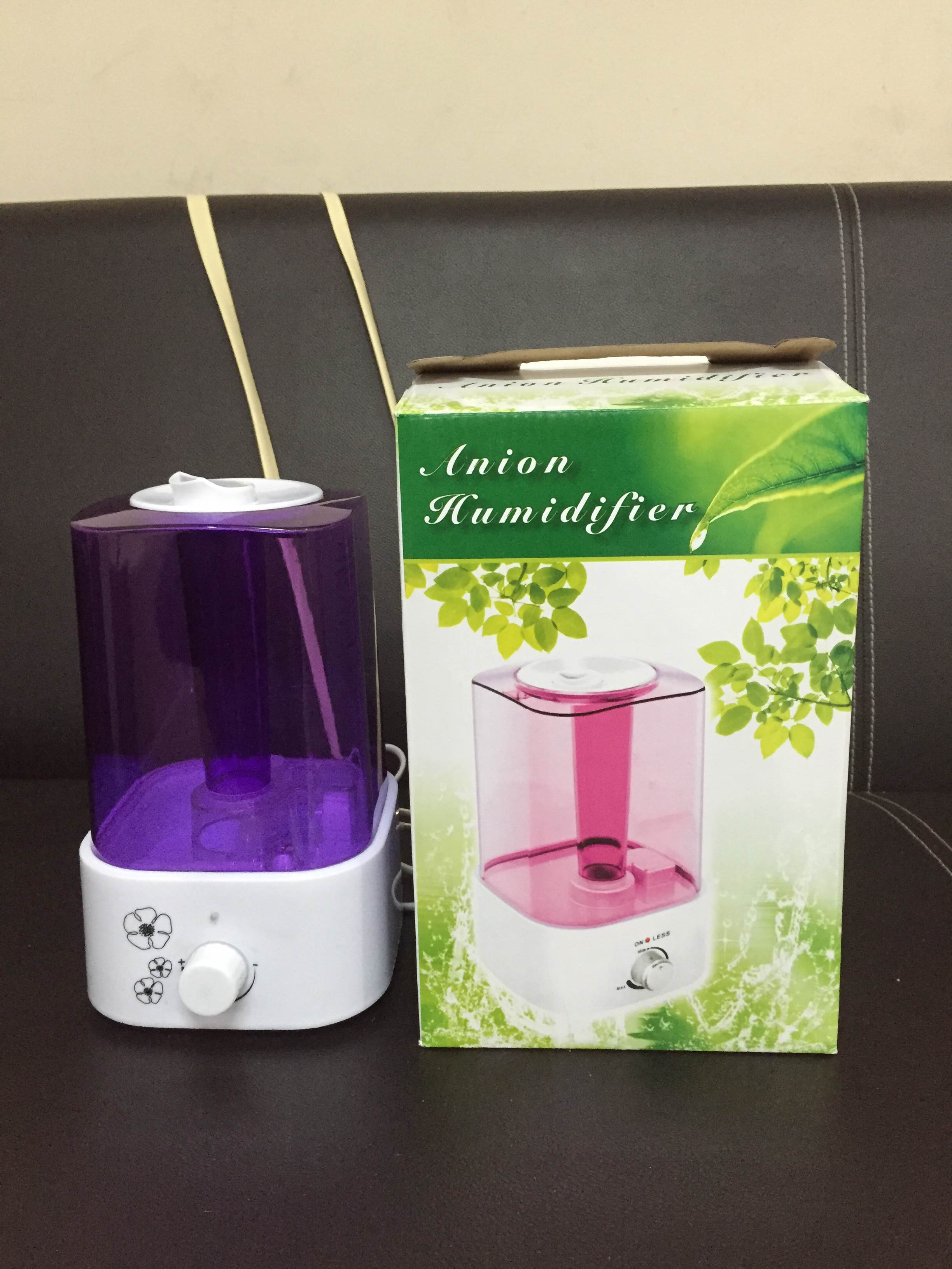 Large Capacity Silent Mode Anion Humidifier Aroma Diffuser