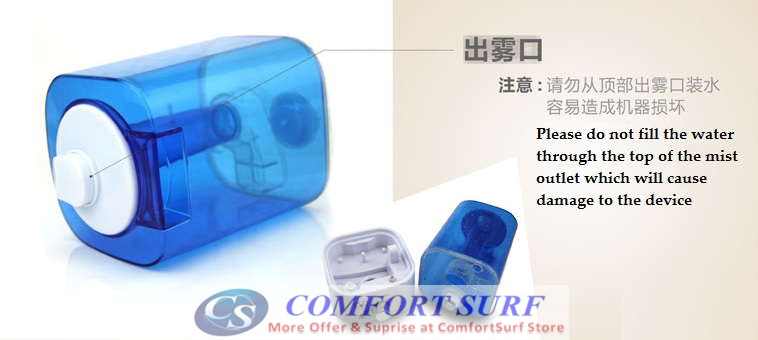 Large Capacity Silent Mode Anion Humidifier Aroma Diffuser