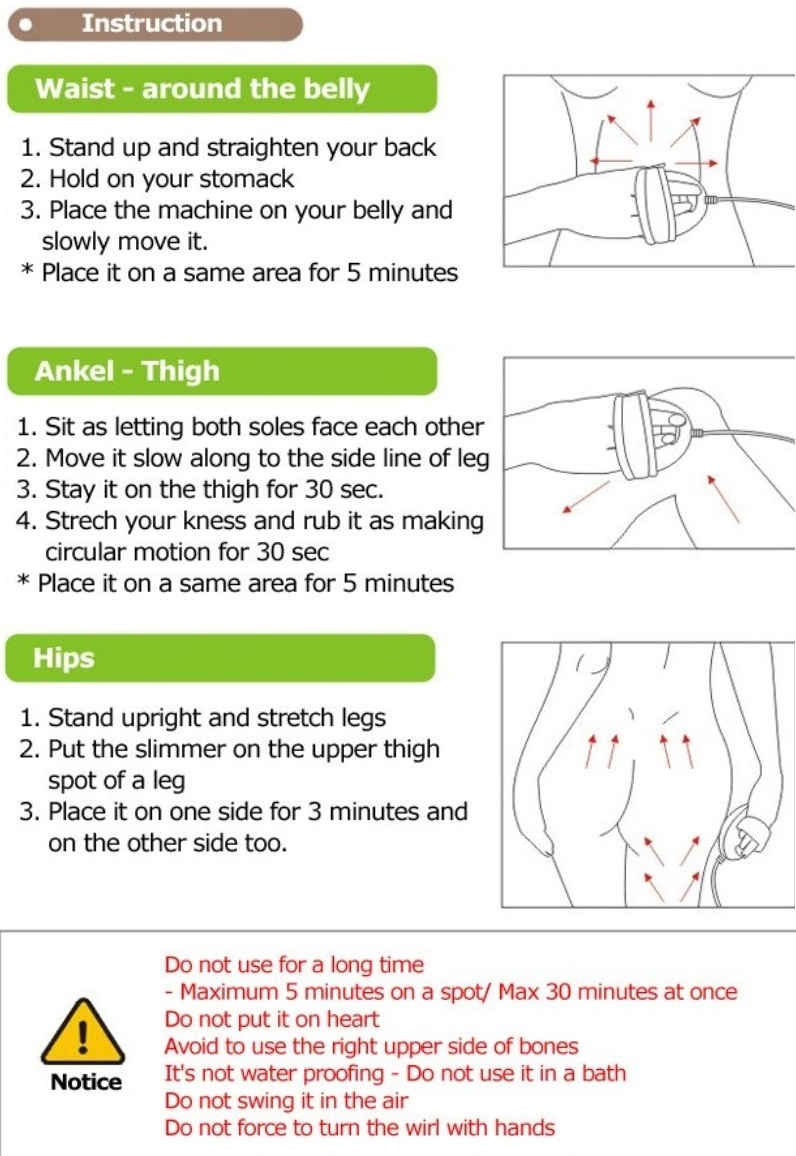 Body Slimmer Massager - Anti Cellulite Control System