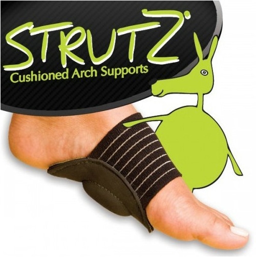 All-Day Relief for Achy Feet! STRUTZ Cushioned Arch Support