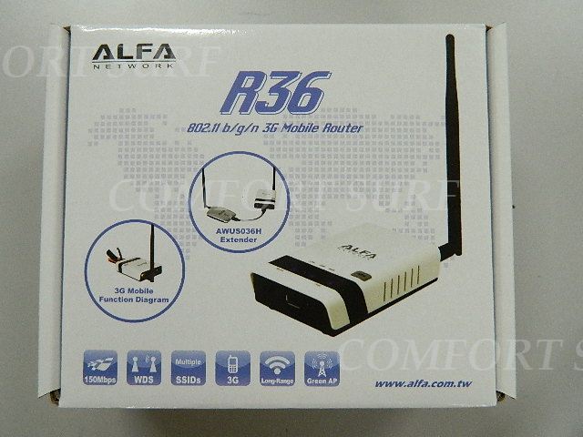 Alfa R36 Wifi Extender + 3G Mifi Wireless router